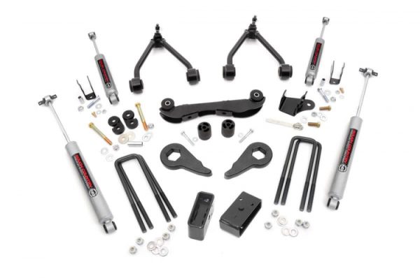 2-3 Inch Suspension Lift Kit Rear Blocks 95-99 Tahoe/Yukon Rough Country