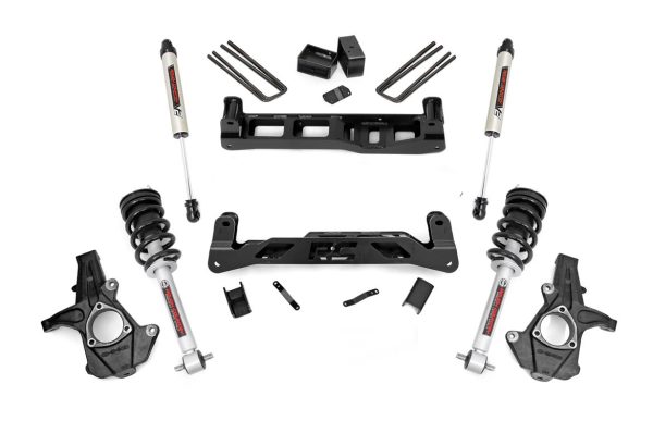 7.5 Inch Suspension Lift Kit w/V2 Shocks & Struts 07-13 Silverado/Sierra 1500 Rough Country