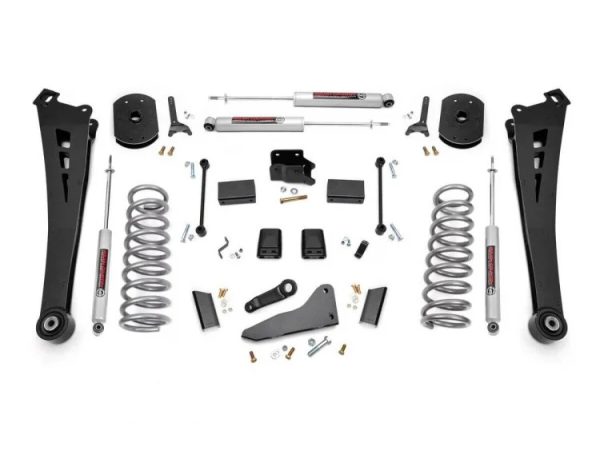 5 Inch Suspension Lift Kit Coil Springs Radius Arms 14-18 RAM 2500 4WD Gas Rough Country