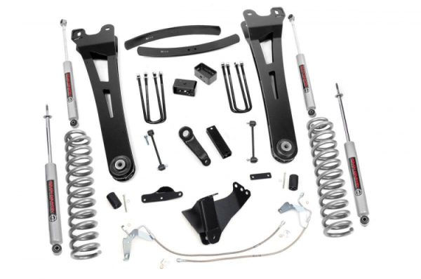 6 Inch Ford 08-10 F-250/F-350 Super Duty Radius Arm Suspension Lift Kit N3 Shocks Diesel Rough Country