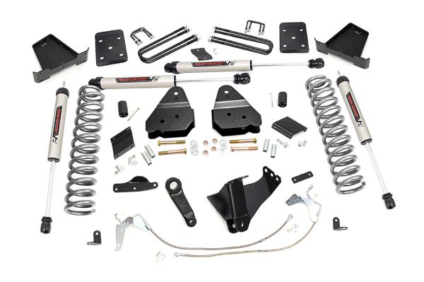 6 Inch Suspension Lift Kit w/V2 Shocks Diesel 15-16 F-250 Super Duty Rough Country