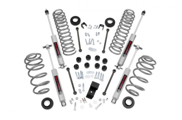 3.25 Inch Jeep Suspension Lift Kit 6 Cyl 97-02 4WD Jeep Wrangler TJ Rough Country