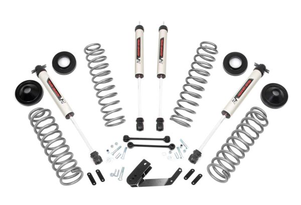 3.25 Inch Jeep Suspension Lift Kit w/V2 Shocks 07-18 Wrangler JK Rough Country