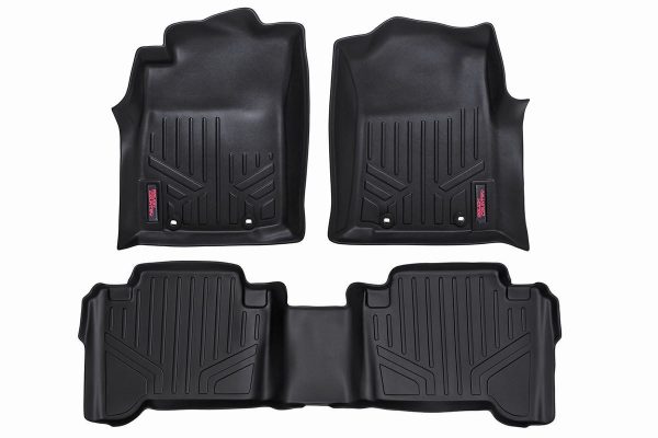 Heavy Duty Floor Mats Front/Rear-07-11 Toyota Tundra Double Cab Rough Country